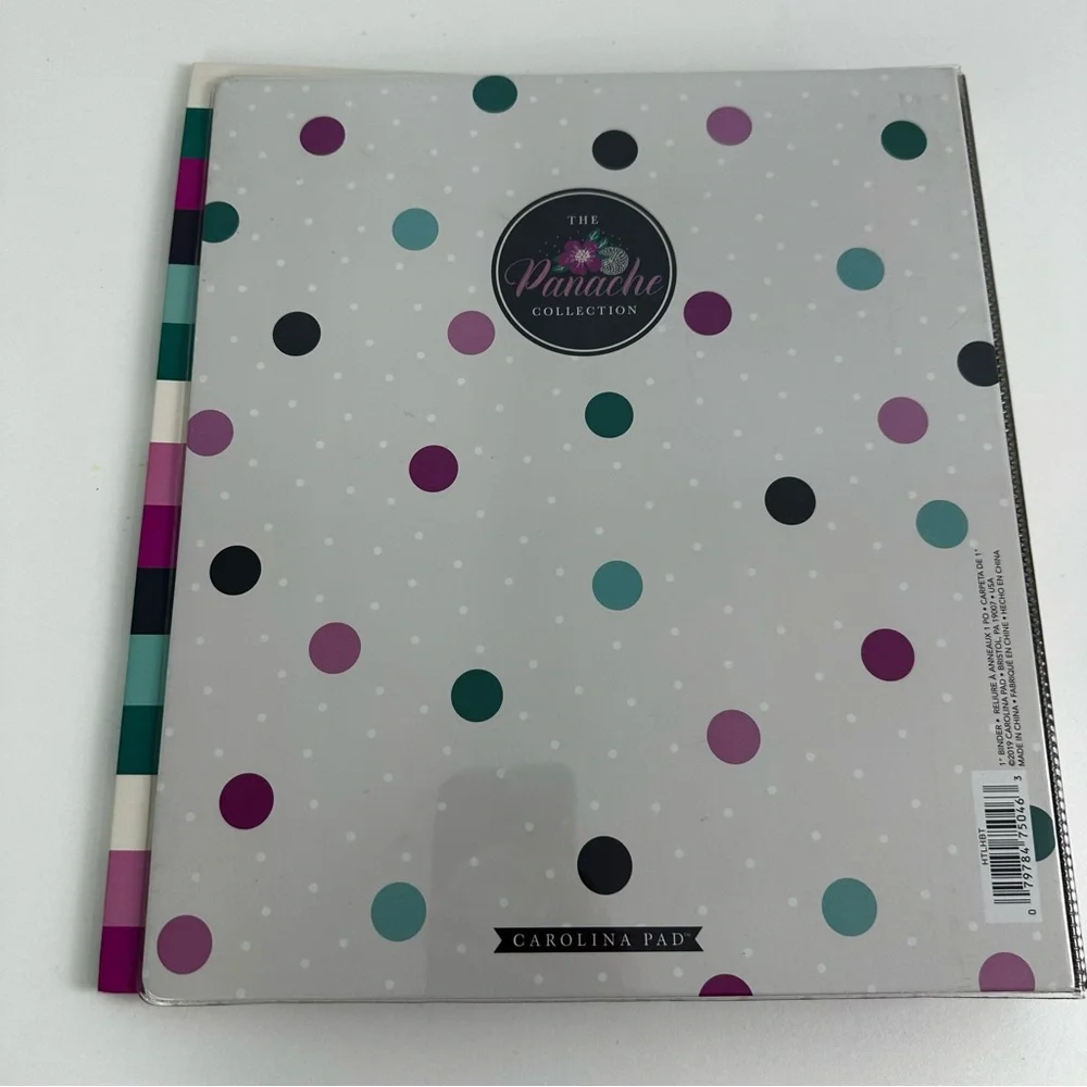 Carolina Pad Polka Dot 3 Ring 1